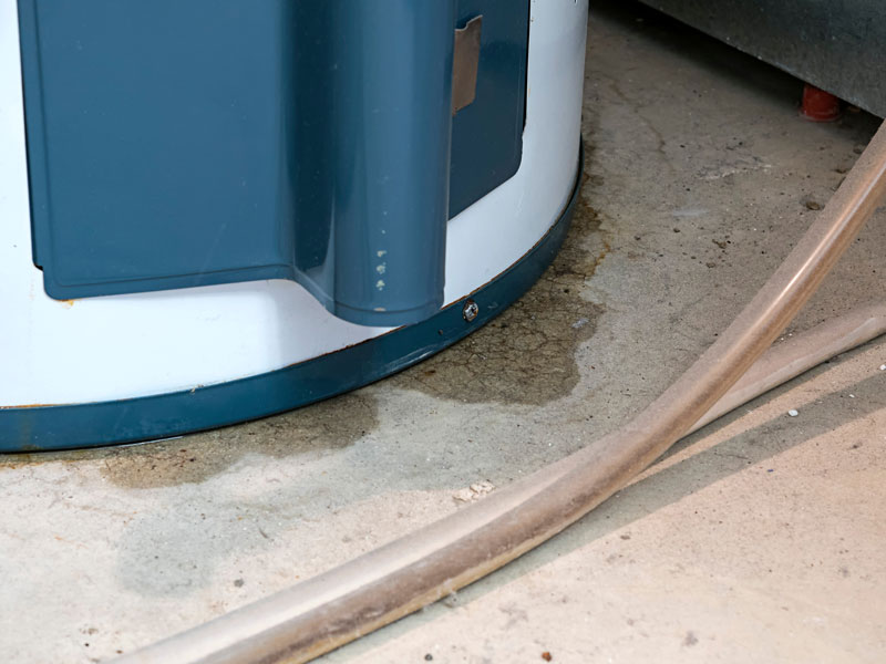 Climate Design Home Services can fix a leaking hot water tank.