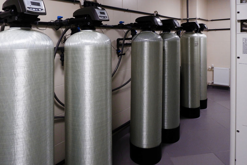 Professional grade water softener systems installed by Climate Design Home Services.